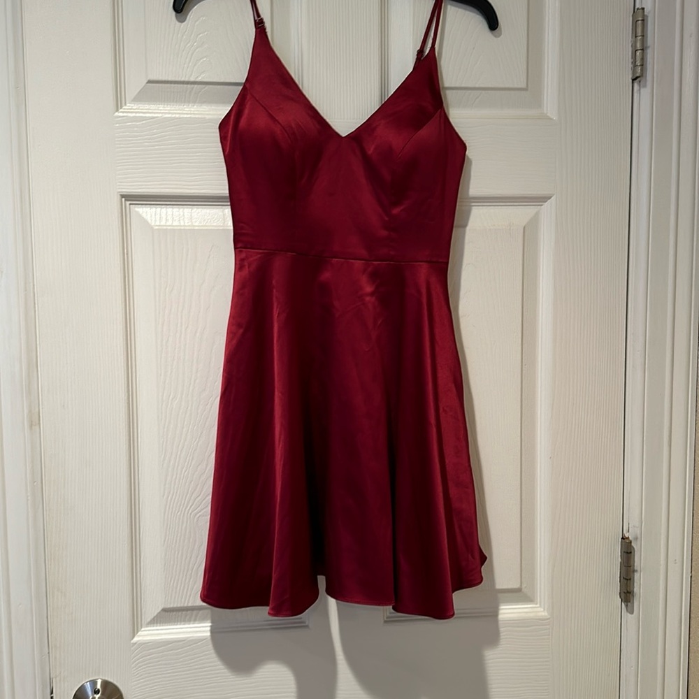 Wine dress